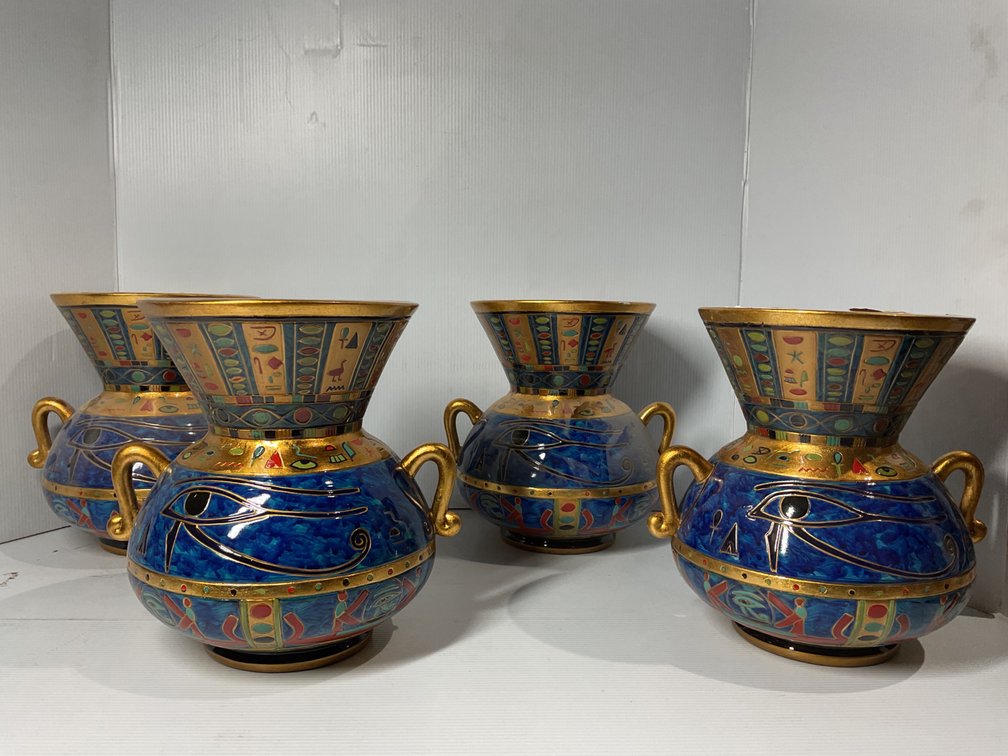 Egyptian Revival Style Vessels