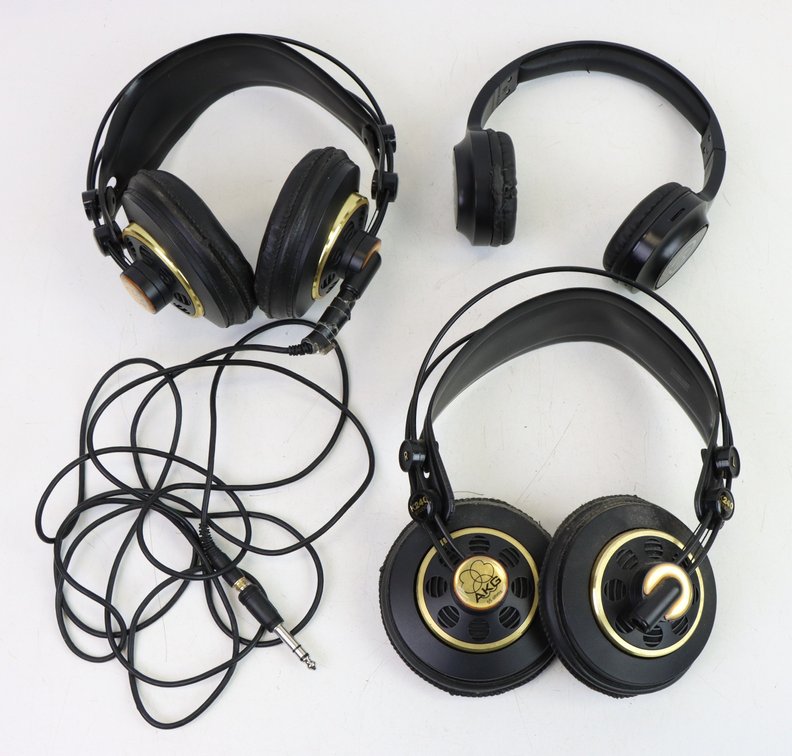 Lot of 3 Studio Headphones