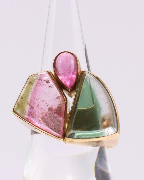 14k YG Tourmaline Ring