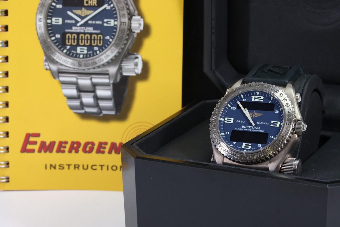 Breitling Emergency Superquartz Titanium Watch