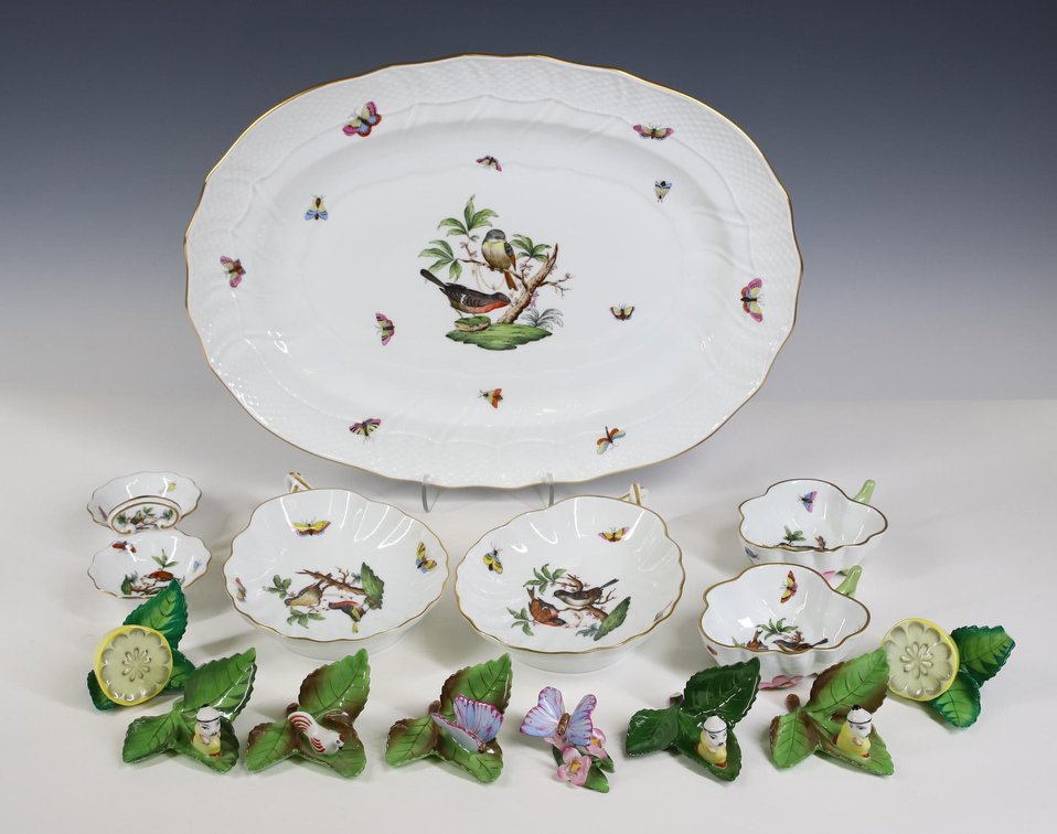 Herend "Rothschild Bird" Porcelain Tablewares