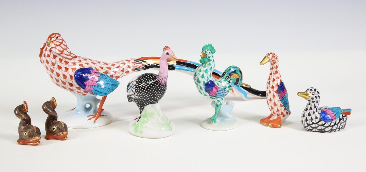 Herend Porcelain Animal Figures