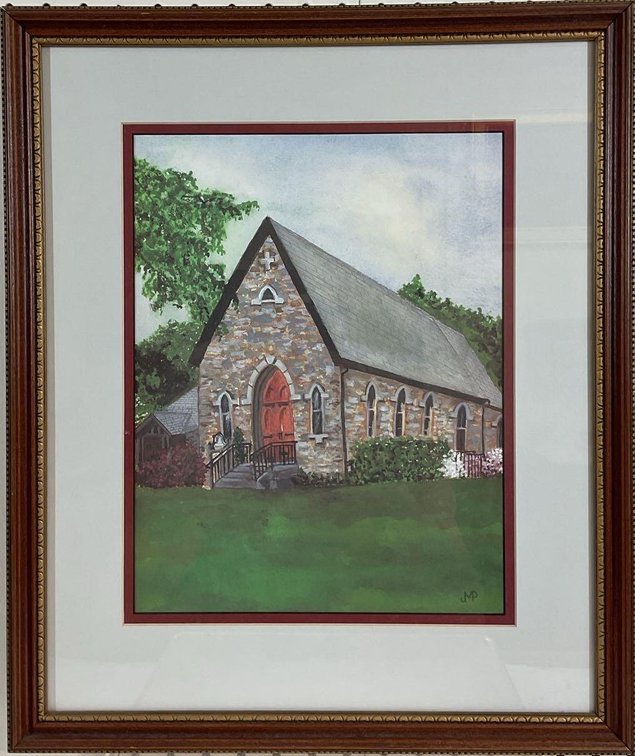 Watercolor, signed