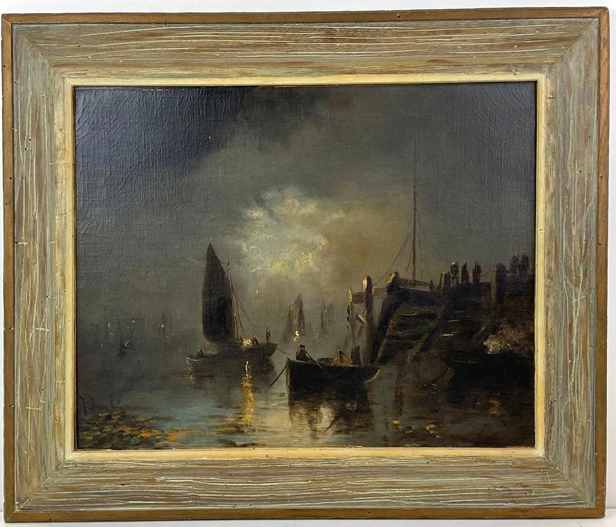 Oil on Canvas, signed