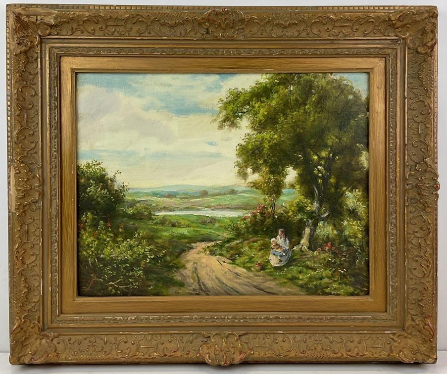 Oil on Canvas, signed 
