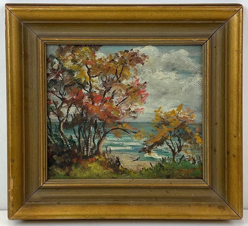 Oil on Board, signed