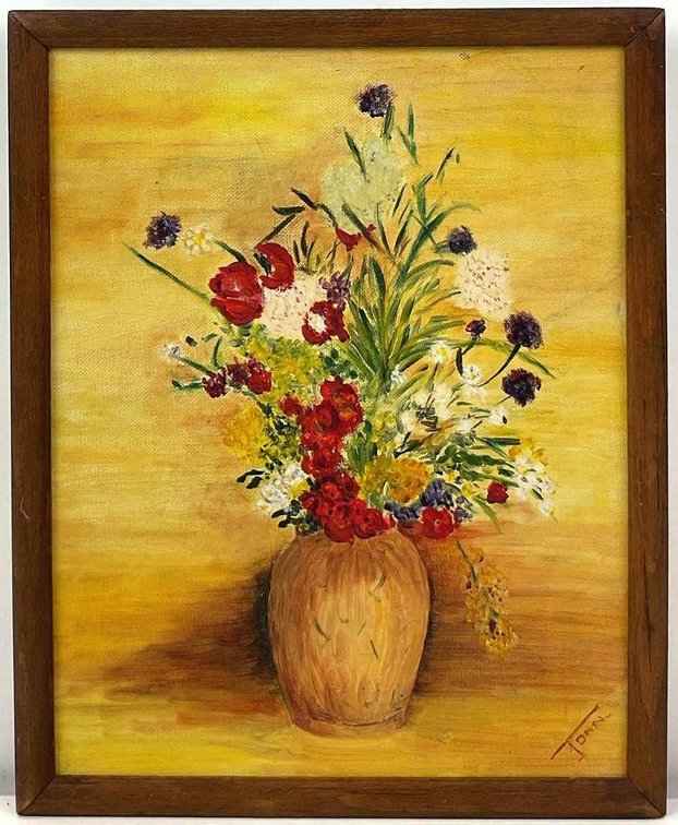 Oil on Canvas, signed "Joan"