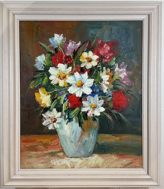 Oil on Canvas, signed