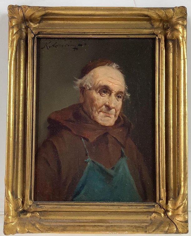 Oil on Board, signed