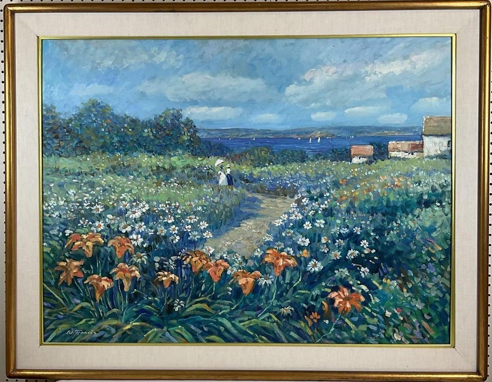 Oil on Canvas, signed