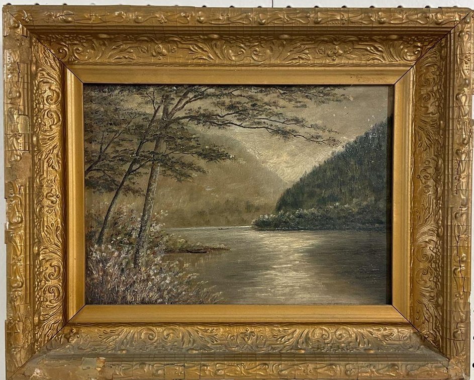 Oil on Canvas, signed