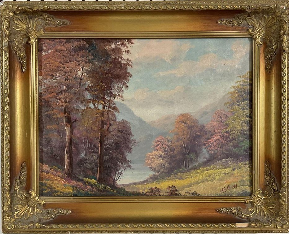 Oil on Canvas, signed