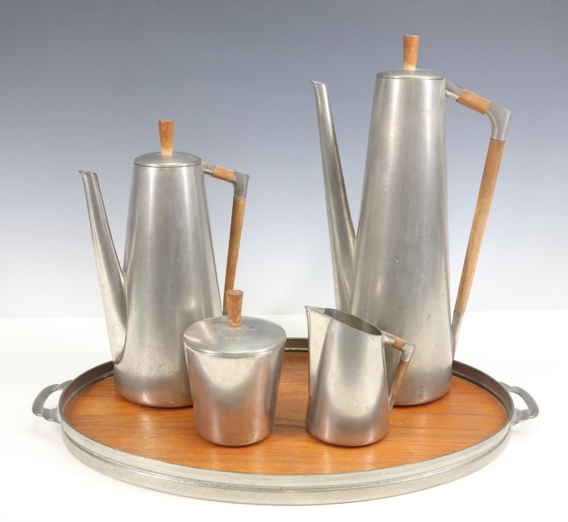 Royal Holland Pewter Tea and Coffee Service