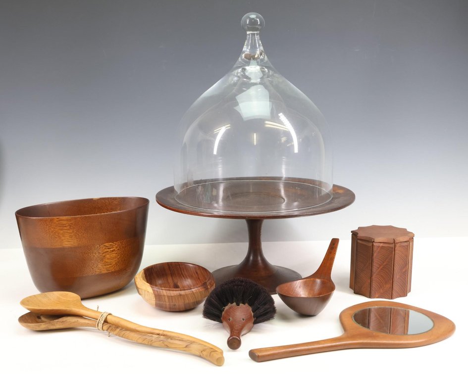 Treenware by Robert Trout (1930 - 2019) and Others