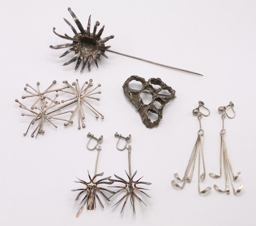 Robert Trout (1930 - 2019) Sterling Silver Jewelry
