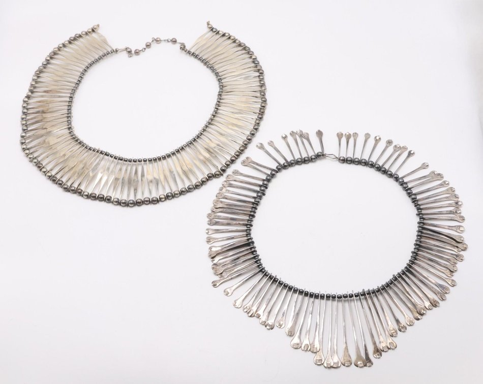 Robert Trout (1930 - 2019) Sterling Silver Necklaces