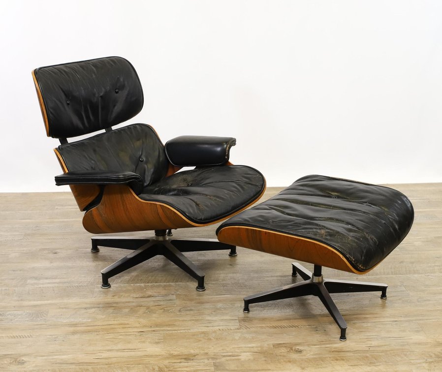 Charles And Ray Eames For Herman Miller Lounge Chair And Ottoman