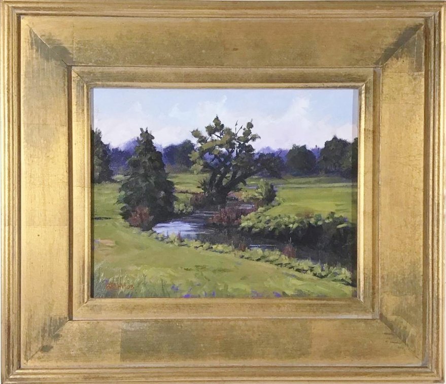 Oil on Canvas, signed