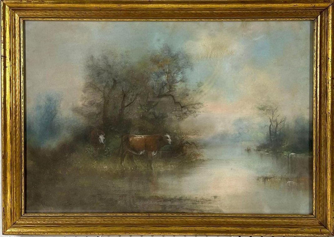 Pastel, signed