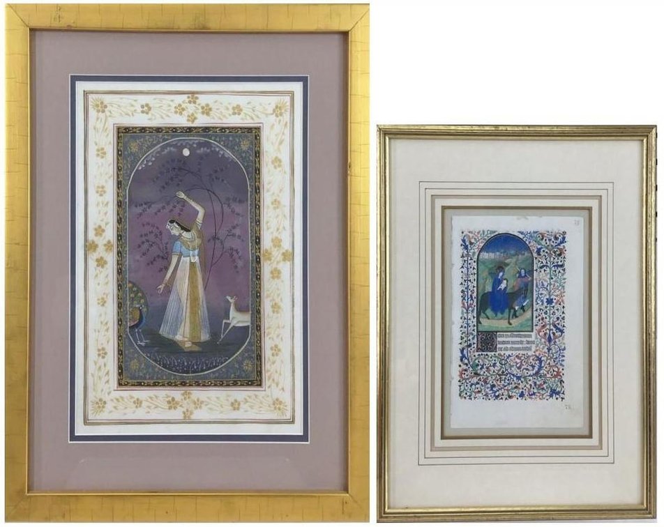Reproduction of page from Book of Hours