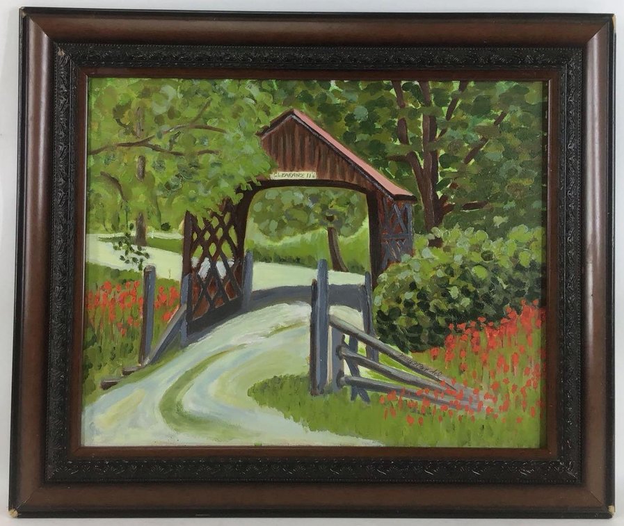 Oil on Canvas, signed
