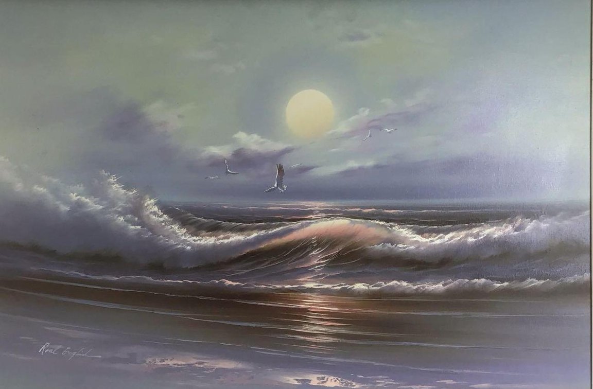 Oil on Canvas, signed