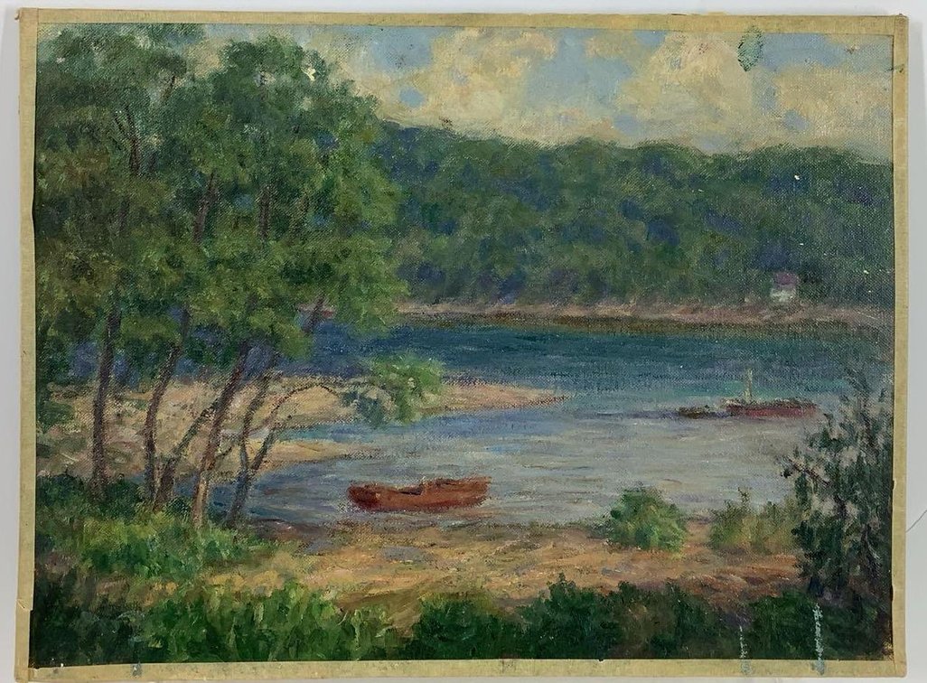 Oil on board