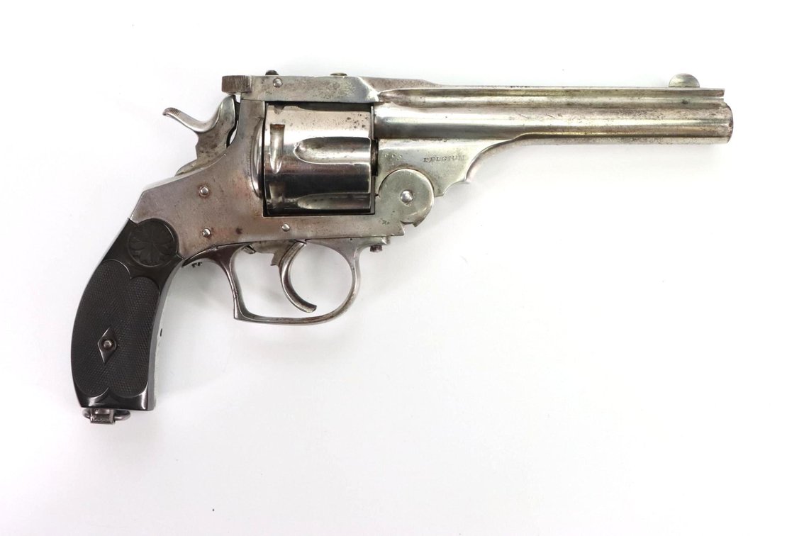 Belgian Tip Up Double Action Revolver