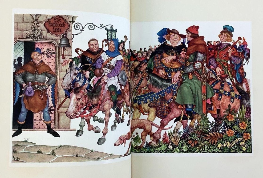 Image for The Canterbury Tales, Illustrated and Signed by Arthur Szyk