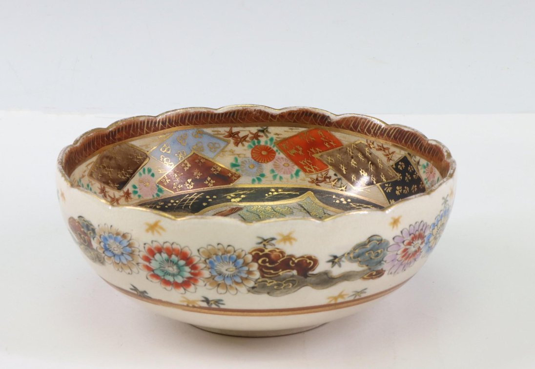 Japanese Satsuma Pottery Bowl