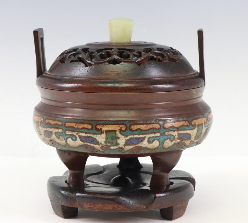 Japanese Champleve Censer