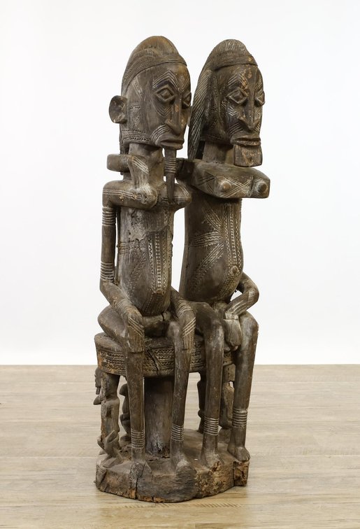 Dogon Primordial Couple Sculpture