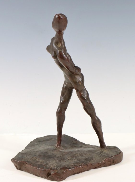 Abstract Sculpture Signed Arnold