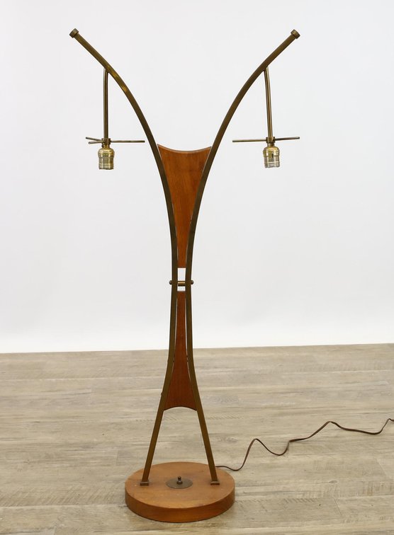 Danish Modern Teak Lamp