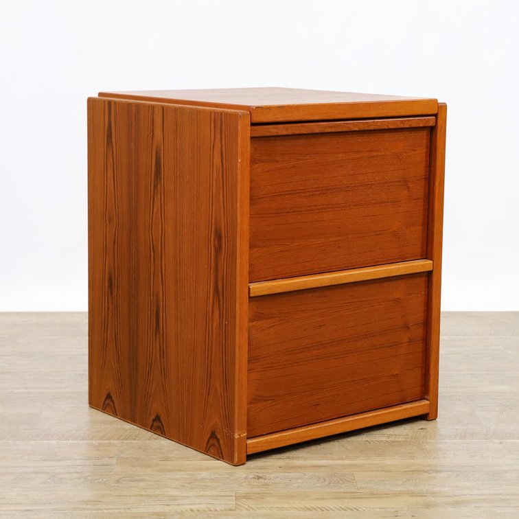 Teak Filing Cabinet