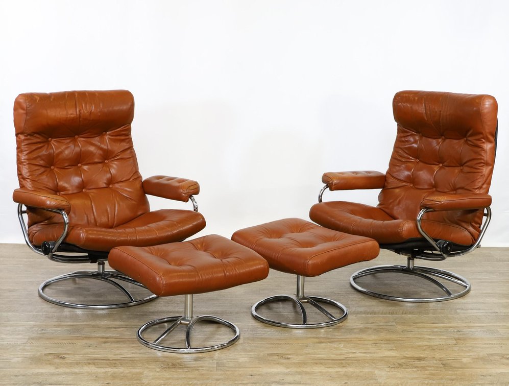 Ekornes Stressless Recliner Chairs and Ottomans
