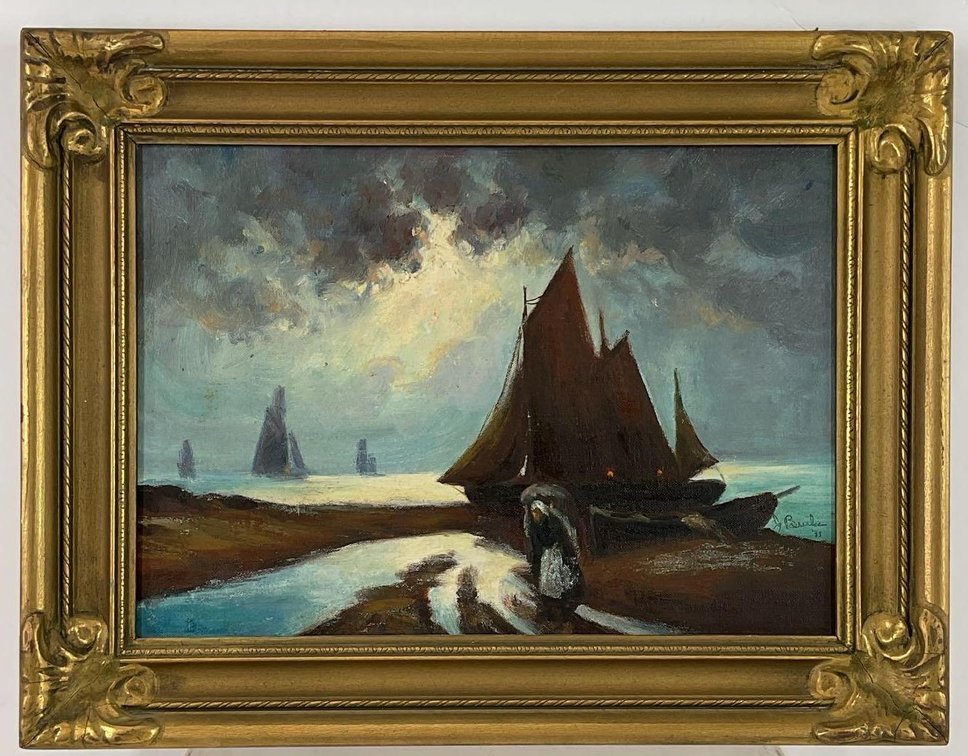 Oil on Board, signed