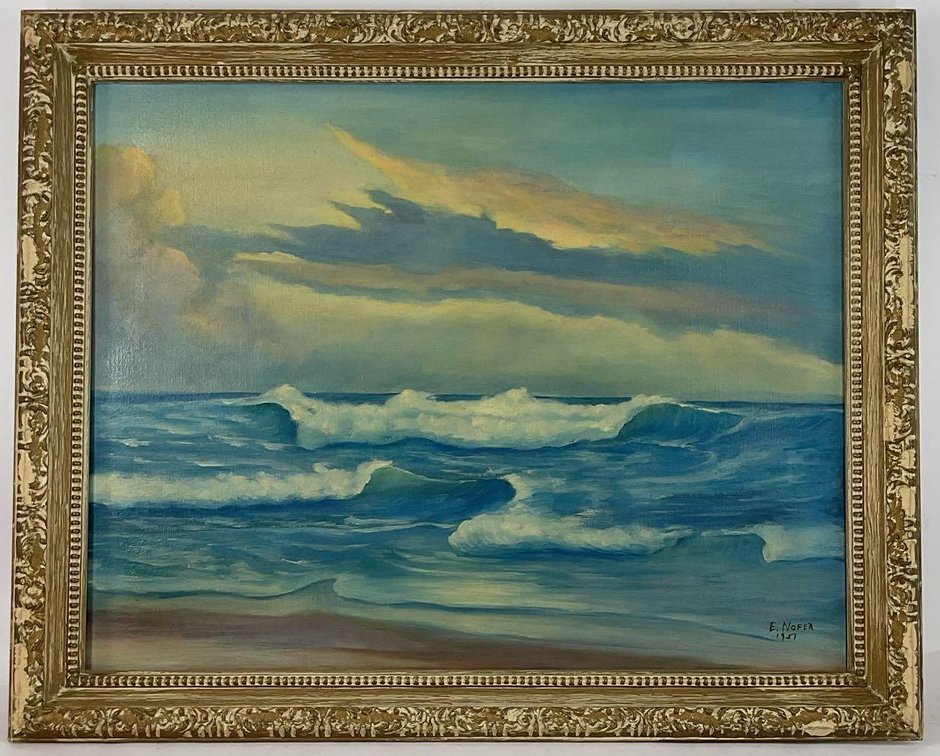 Oil on Canvas, signed