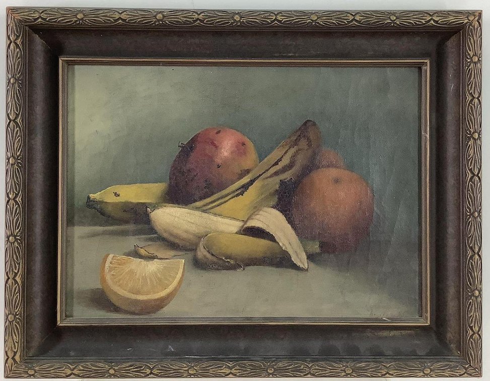 Oil on Canvas, signed