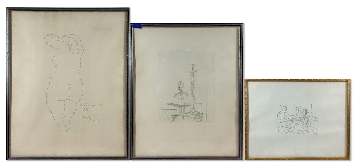 Alberto Giacometti (1901-1966) & Pablo Picasso (1881 - 1973)