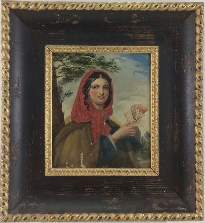 Oil on Canvas, signed