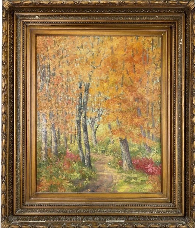 Oil on Canvas, signed