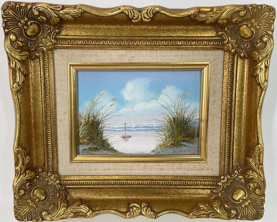 Oil on Board, signed