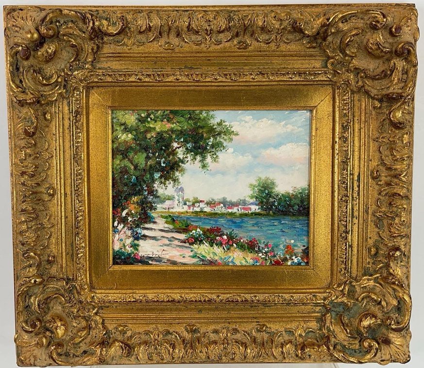 Oil on Canvas, signed