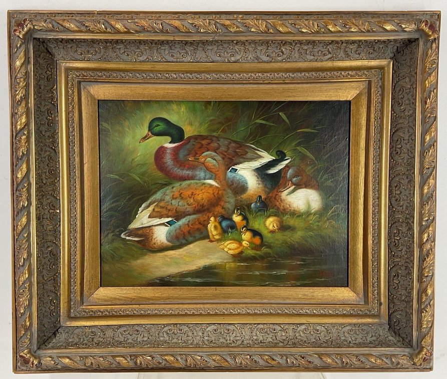 Oil on Canvas, signed 