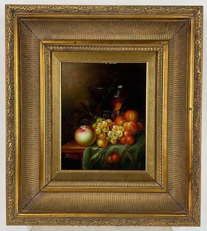 Oil on Board signed "Francois"