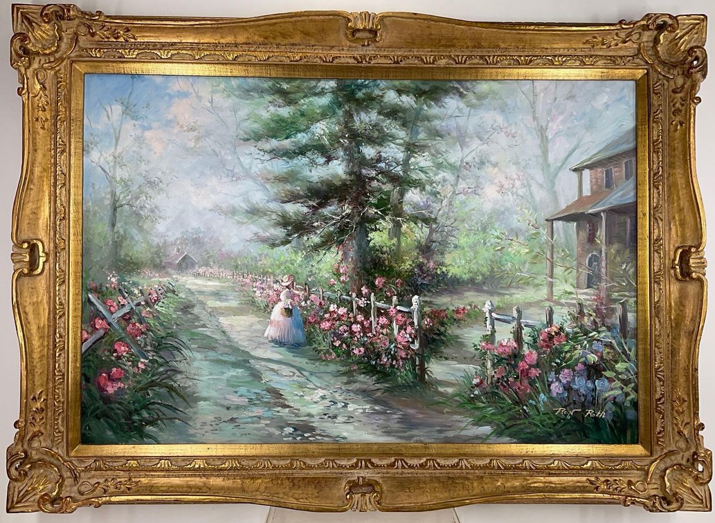 Oil on Canvas, signed 