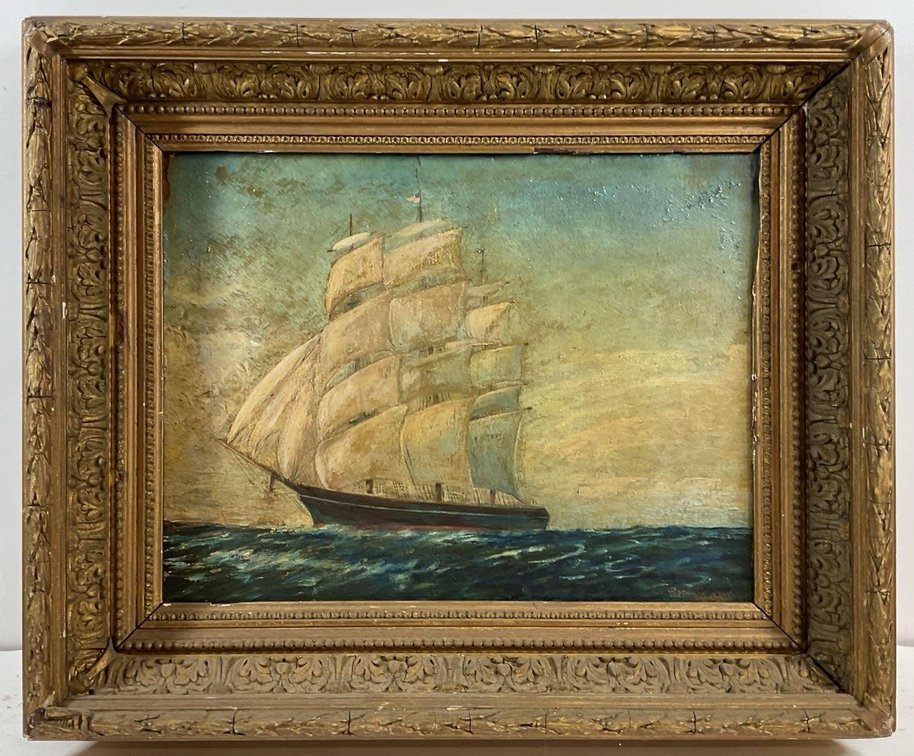Oil on Board, signed