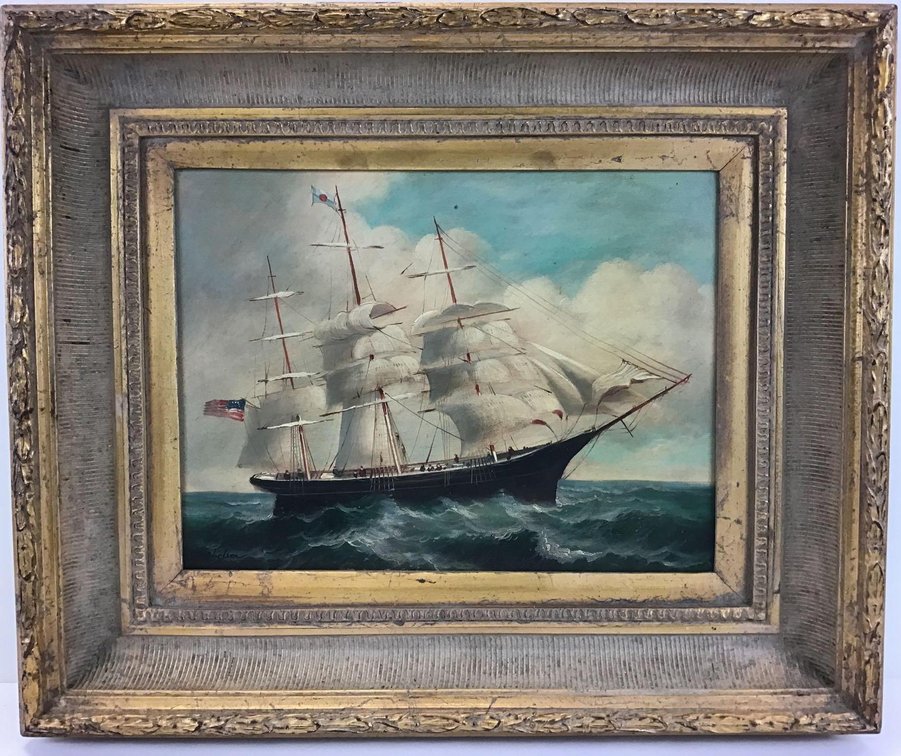 Oil on Canvas, signed