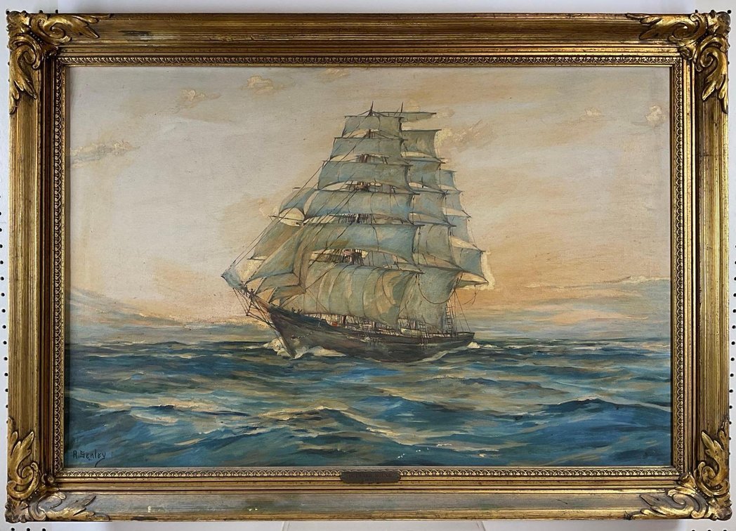 Oil on Canvas, signed